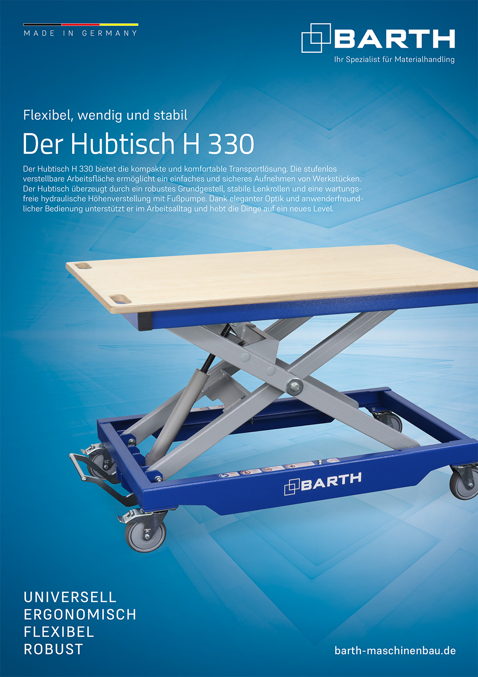 Hubtisch H 330 Konfigurator Download Vorschau